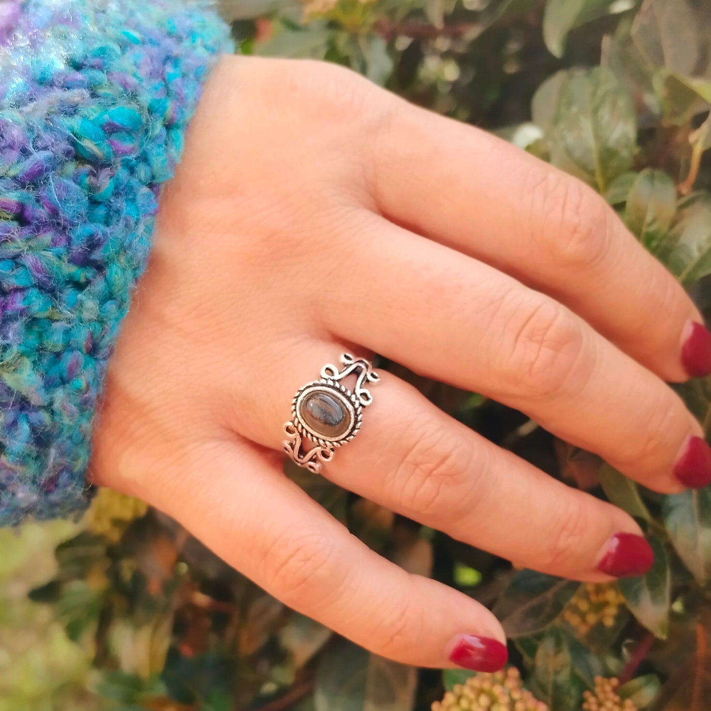 ANILLO SEREN LABRADORITA