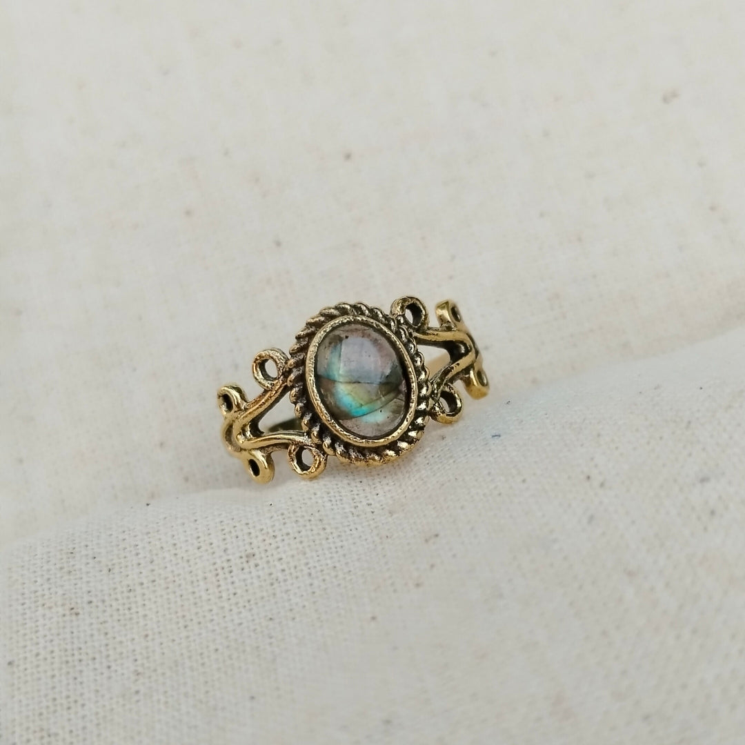 ANILLO SEREN LABRADORITA